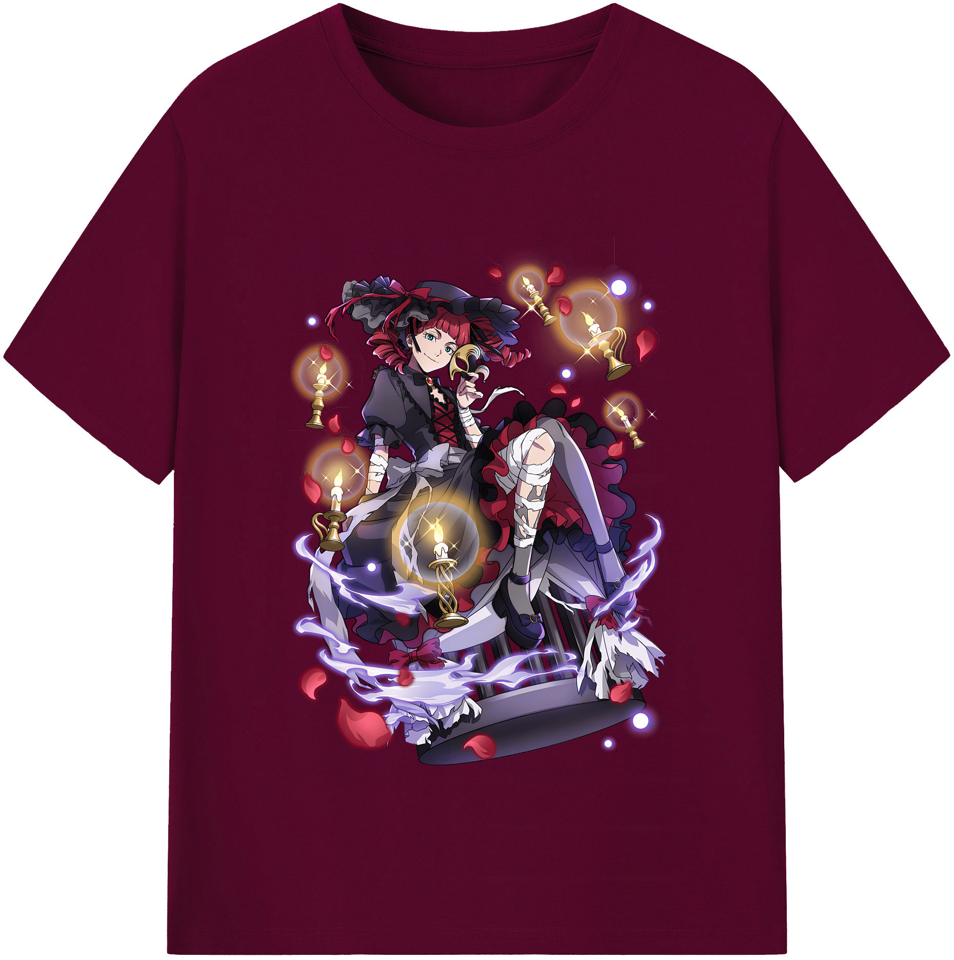 （画像用） 文豪ストレイドッグス Bungo Stray Dogs レディースカジュアルプリントTシャツ（綿100％）